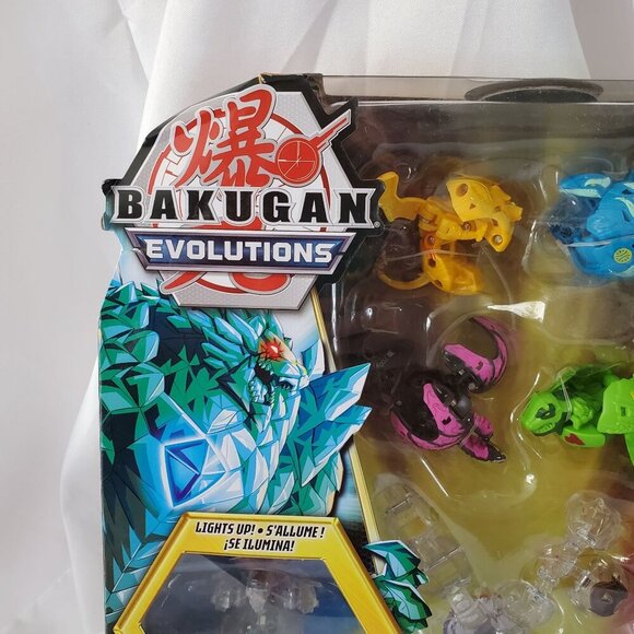 Bakugan Evolutions Genesis Collection Pack 6 Bakugan Figures 2 Light-Up Genesis - Picture 3 of 8